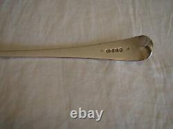 Antique Silver Plated Ladle with English Leopard Hallmark, 34 cm #1195#