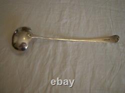 Antique Silver Plated Ladle with English Leopard Hallmark, 34 cm #1195#