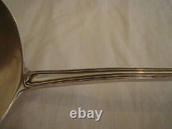 Antique Silver Plated Ladle with English Leopard Hallmark, 34 cm #1195#