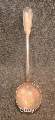 Antique Silver Plated Ladle with First Rooster Mark Large Guarantee Paris Net Model