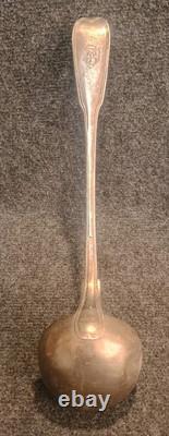 Antique Silver Plated Ladle with First Rooster Mark Large Guarantee Paris Net Model