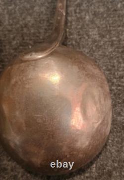 Antique Silver Plated Ladle with First Rooster Mark Large Guarantee Paris Net Model