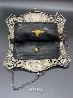 Antique Silver Purse/Silver Purse/Netherlands/19th Century