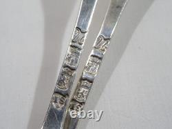 Antique Silver Solid Spoon Fork Rotterdam Netherlands 18th Century