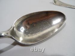 Antique Silver Solid Spoon Fork Rotterdam Netherlands 18th Century
