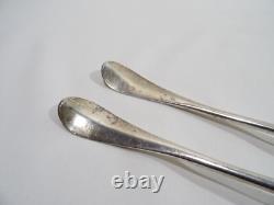Antique Silver Solid Spoon Fork Rotterdam Netherlands 18th Century