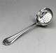 Antique Silver Sugar Sifter Or Tea Strainer In Solid Silver, First Standard Mark