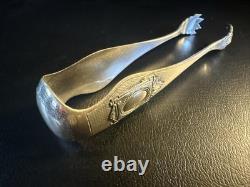 Antique Silver Sugar Tongs Length 14.5 cm 55 grams