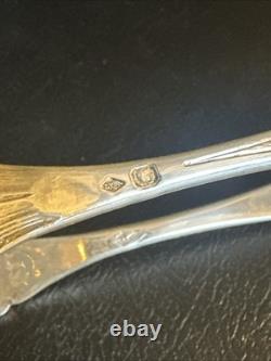 Antique Silver Sugar Tongs Length 14.5 cm 55 grams