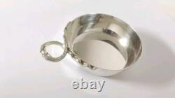 Antique Silver Tastevin English Hallmarks MAPPIN&WEBB
