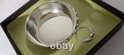 Antique Silver Tastevin English Hallmarks MAPPIN&WEBB