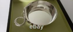 Antique Silver Tastevin English Hallmarks MAPPIN&WEBB