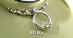 Antique Silver Tastevin English Hallmarks MAPPIN&WEBB