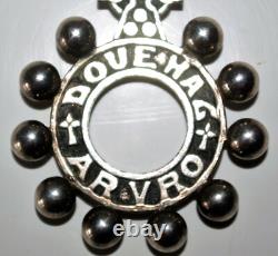 Antique Silver Tenner Doué and the Land Breton Jewelry Scout Rosary