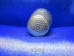 Antique Silver Thimble The Hare and the Tortoise