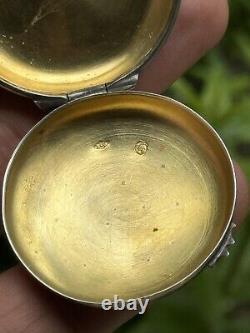 Antique Silver and Gold Sacred Priest and Catholic Custodian Box