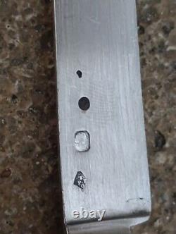 Antique Solid Gold Knife Monogram FD Crown Count's & Solid Silver 36.9 g