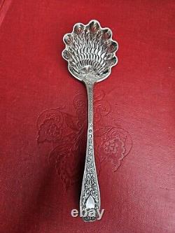 Antique Solid Silver 19th Century Sugar Spoon