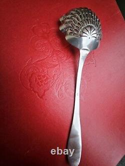 Antique Solid Silver 19th Century Sugar Spoon