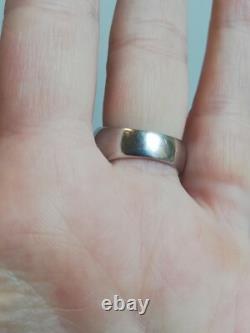 Antique Solid Silver 925 Art Nouveau Deco Bangle