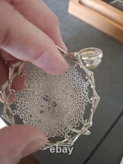 Antique Solid Silver Accordion Coin Purse