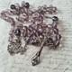 Antique Solid Silver Amethyst Crystal Rosary Xixth