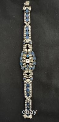 Antique Solid Silver Art Deco Bracelet Ref I883