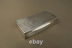 Antique Solid Silver Box Henin, (& Co) Paris