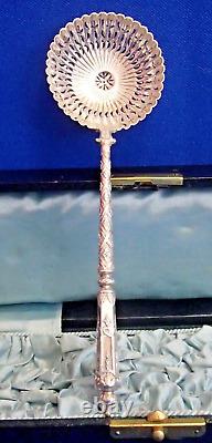 Antique Solid Silver Compote Ladle by H. GABERT France 19th Century
