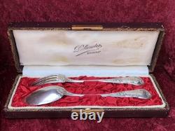 Antique Solid Silver Cutlery (Minerva Mark) Fred Chantilly SILVER