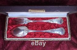 Antique Solid Silver Cutlery (Minerva Mark) Fred Chantilly SILVER