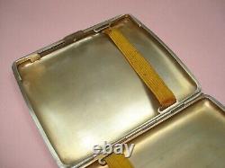 Antique Solid Silver Engraved Cigarette Case PB