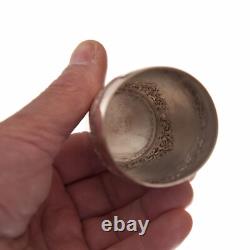 Antique Solid Silver Goblet 57g Indochina circa 1950
