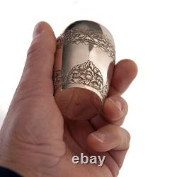 Antique Solid Silver Goblet 57g Indochina circa 1950