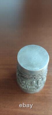 Antique Solid Silver Goblet from Vietnam