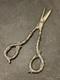 Antique Solid Silver Grape Scissors