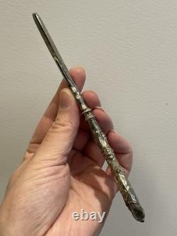 Antique Solid Silver Grape Scissors