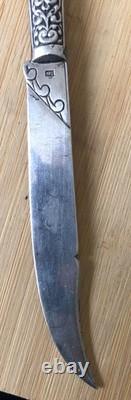 Antique Solid Silver Knife with 800 Hallmark