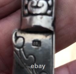 Antique Solid Silver Knife with 800 Hallmark