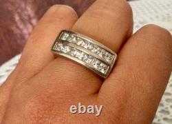 Antique Solid Silver Lot of Large Vintage Rings 58-59 Stone Signet Rings