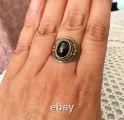 Antique Solid Silver Lot of Large Vintage Rings 58-59 Stone Signet Rings