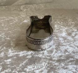 Antique Solid Silver Mouchette Holder, 19th Century