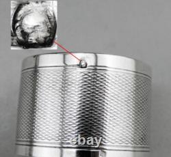 Antique Solid Silver Napkin Ring, Minerva Hallmark