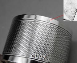 Antique Solid Silver Napkin Ring, Minerva Hallmark