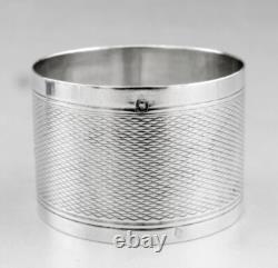 Antique Solid Silver Napkin Ring, Minerva Hallmark