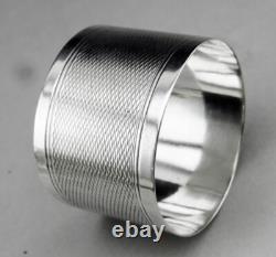 Antique Solid Silver Napkin Ring, Minerva Hallmark