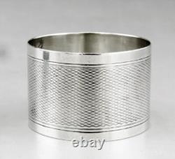 Antique Solid Silver Napkin Ring, Minerva Hallmark