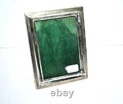 Antique Solid Silver Photo Frame with 800 Mark, Guilloché Frame 11.5x8.5