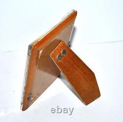 Antique Solid Silver Photo Frame with 800 Mark, Guilloché Frame 11.5x8.5