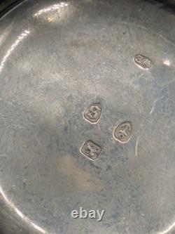 Antique Solid Silver Pocket Watch with Balance Wheel OK, to be Restored